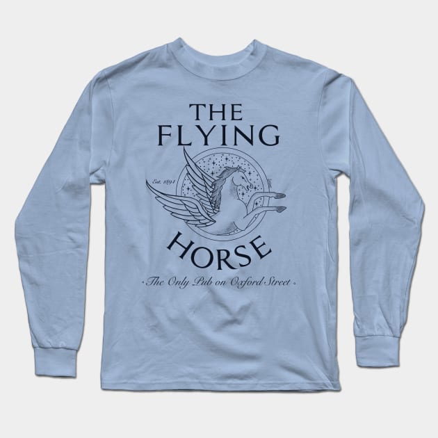 The Flying Horse Long Sleeve T-Shirt by MorvernDesigns